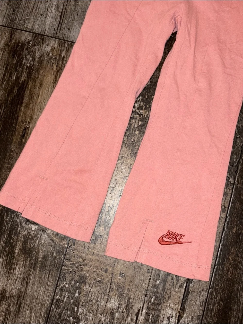 Nike Kids Pink Flared Sweatpants